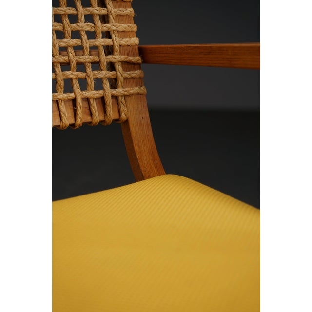 Textile Dutch Modernist Armchair, 1940s For Sale - Image 7 of 18