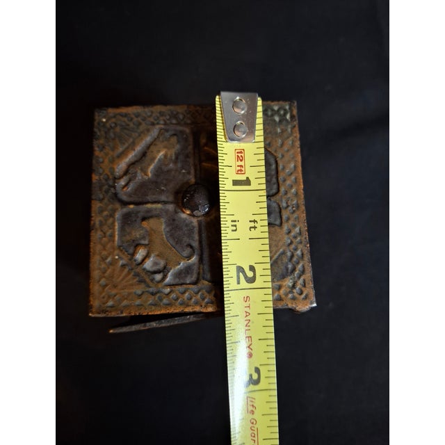 American Antique 1882 Kyser & Rex Cast Iron Sport Safe Bank Elephant Giraffe Dog Patented For Sale - Image 3 of 18