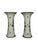 Antique Royal Delft Hand-Painted Floral Trumpet Vases by l.g.n. Ten Dam, 1916, Set of 2 For Sale - Image 3 of 9