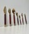 Modern Danish Brass and Teak Cutlery from Carl Cohr, 1960s, Set of 48 For Sale - Image 13 of 13