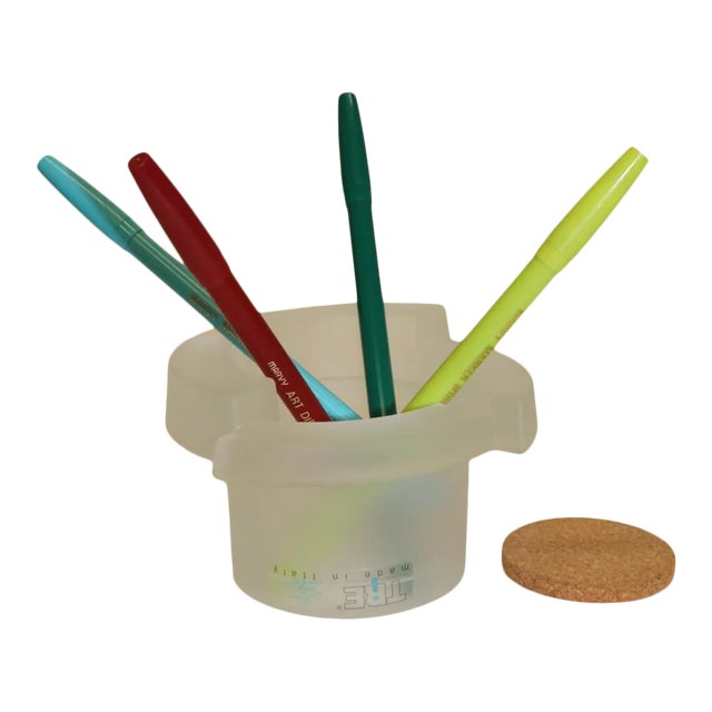 Mid-Century Modern Murano Glass Pencil Holder For Sale