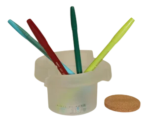 Mid-Century Modern Murano Glass Pencil Holder