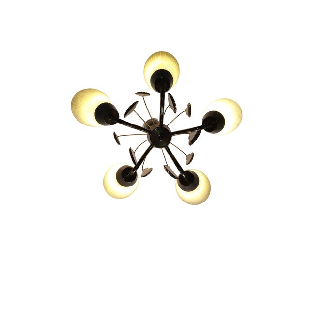 Chandelier from Idman Oy, 1960s For Sale - Image 3 of 9