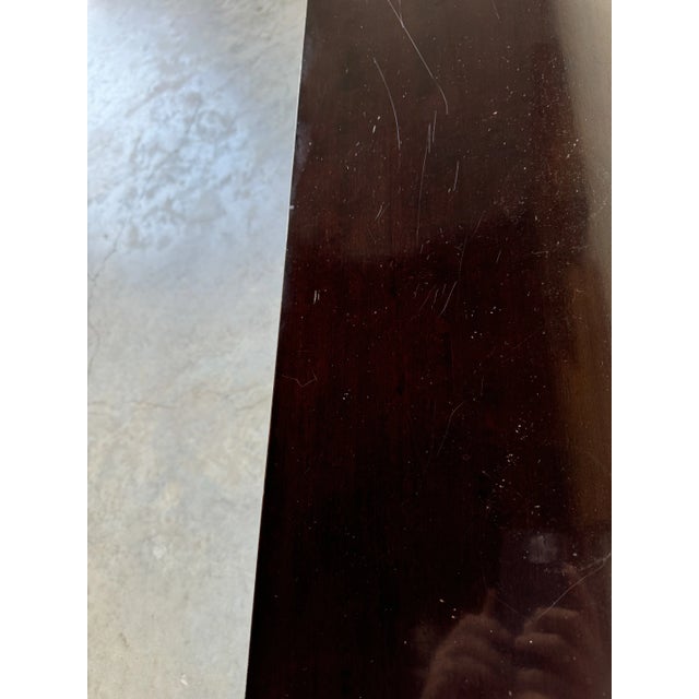 70's Hollywood Regency Michael Taylor for Henredon Mahogany Dresser With Brass Hardware/Sold For Sale - Image 12 of 12