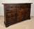 Spanish Rustic Oak Sideboard with Paneled Doors and Iron Hardware, 1930s For Sale - Image 4 of 11
