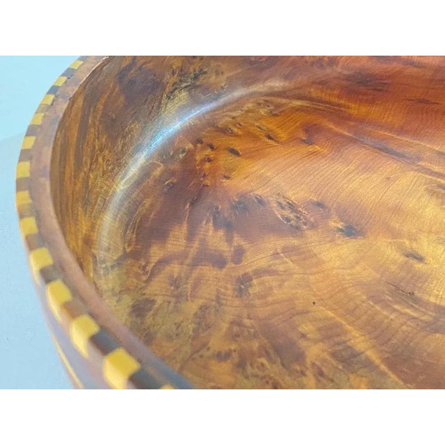 Scandinavian Wood Bowl, 1960s For Sale - Image 4 of 8