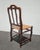 Pair of Antique French Provincial Style Ornate Carved Rush Seat Side Chairs For Sale - Image 4 of 17