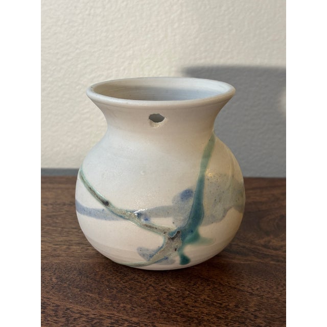 1970s 1970s American Mid Century Modern Studio Pottery Vase For Sale - Image 5 of 5