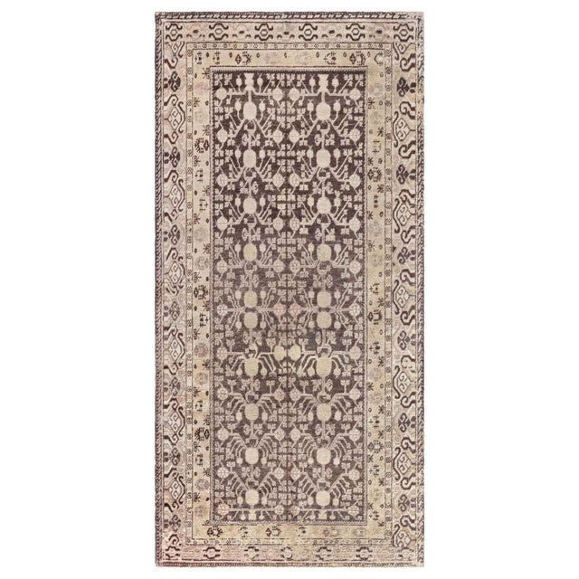 Midcentury Samarkand Handwoven Wool Rug Doris Leslie Blau For Sale