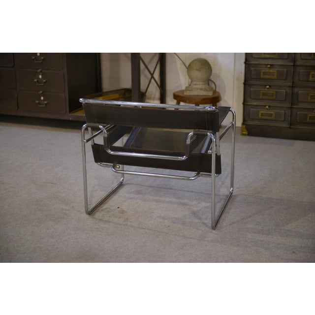 Bauhaus Wassily Armchair by Marcel Breuer, 1970s For Sale - Image 12 of 14