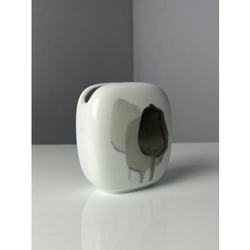 Mini Vase in White Silver by Rosenthal Studio Line For Sale - Image 3 of 10