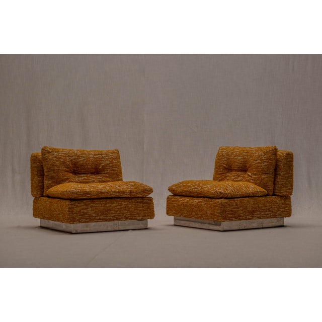 1970s Space Age Lounge Chairs from Saporiti Italia, 1970s, Set of 2 For Sale - Image 5 of 13