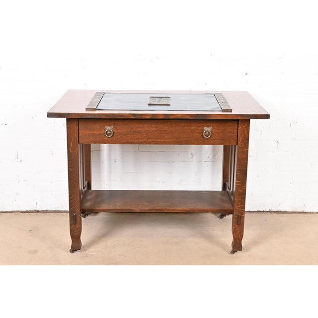 Tiffany Studios New York Zodiac Bronze Notepad Holder For Sale - Image 10 of 12