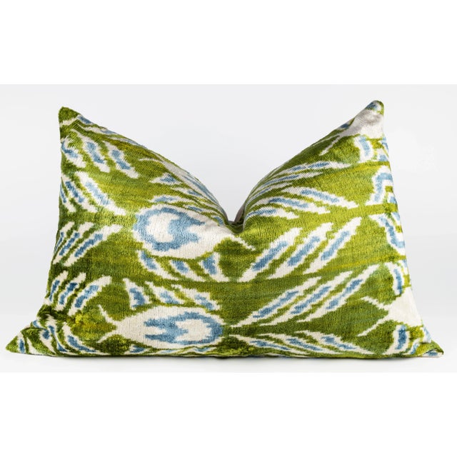 Canvello Silk Velvet Pillow With Premium Down Feather Insert For Sale - Image 4 of 5