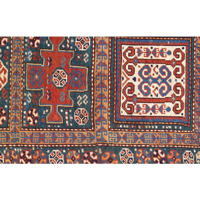 Traditional Pasargad NY Antique Russian Shirvan Lamb's Wool Rug - 3'7" x 6' For Sale - Image 3 of 5