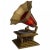 Metal 1940s Hand Formed Victrola Lamp For Sale - Image 7 of 8