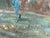 Abstract Expressionism Late 20th Century Caroline Burnett City Painting For Sale - Image 3 of 4