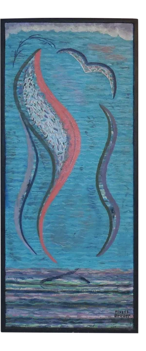 Ecstacy Modernist Abstract Painting by Floyd Brewer