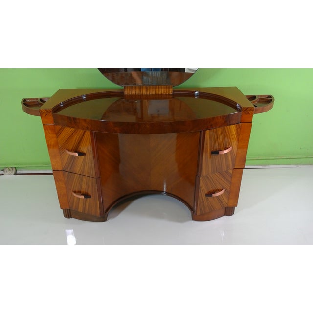 Polished Art Deco Vanity For Sale - Image 10 of 11