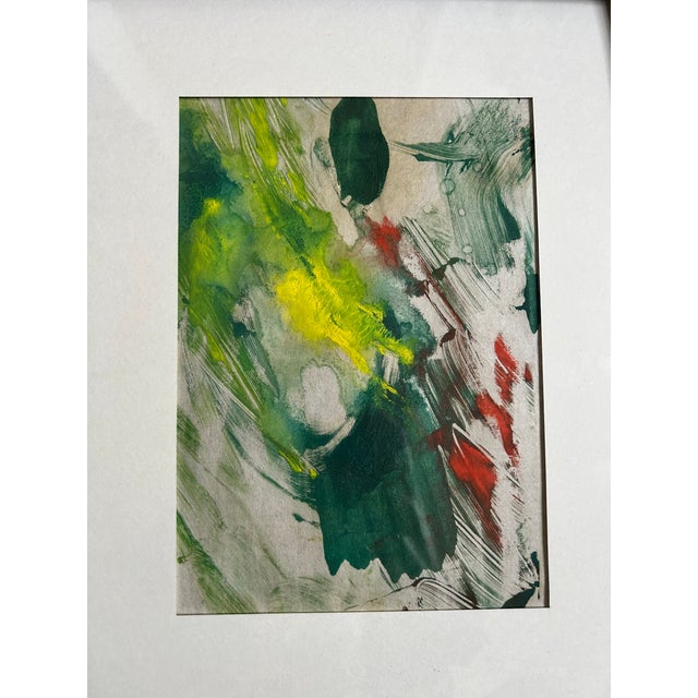 Set of Two Framed Abstracts For Sale In Washington DC - Image 6 of 7