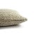 Gray & White Spun Wool Geometric Pattern Lumbar Pillow Cover For Sale - Image 4 of 5