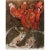 Ruby Red 1987 After Marc Chagall "Sarah and the Angels", Second Edition Full-Color Print For Sale - Image 8 of 9
