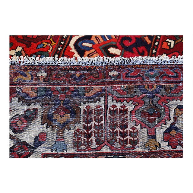 Traditional Pasargad DC Fine Hand Knotted Persian Vintage Bakhtiari Rug For Sale - Image 3 of 4