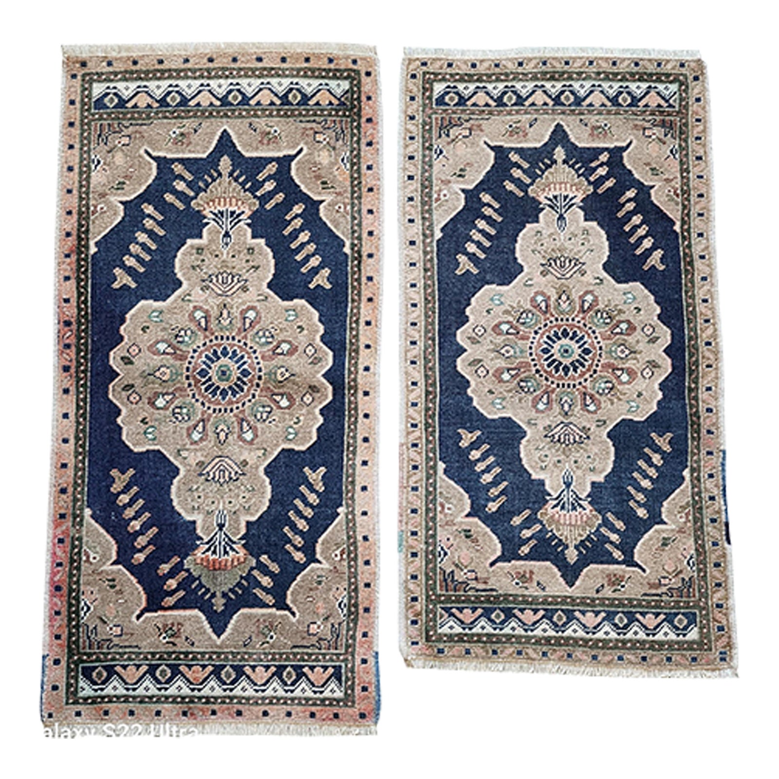 Mini Rug Front of Kitchen Sink Rug - a Pair | Chairish