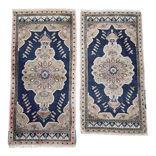 Mini Rug Front of Kitchen Sink Rug - a Pair For Sale