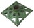Victorian Vintage Cast Iron Green European Christmas Tree Stand For Sale - Image 3 of 5