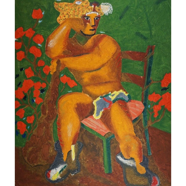 Artist: Sandro Chia Title: Untitled #8 Medium: Carborundum etching with hand coloring, each piece is unique Signed: Hand...