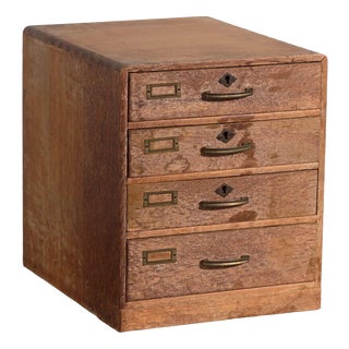 Antique Japanese Filing Cabinet For Sale