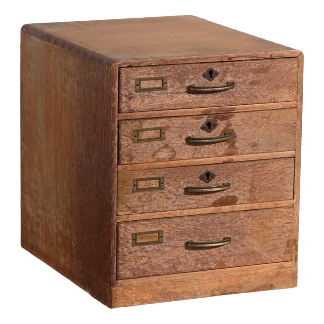 Antique Japanese Filing Cabinet For Sale