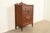 Art Deco Berkey & Gay Style Antique Art Deco Carved Walnut Highboy Dresser, Circa 1930s For Sale - Image 3 of 11