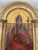 Impressive 19th-century Gothic Revival religious artwork depicting God the Father, after the upper central panel of the...
