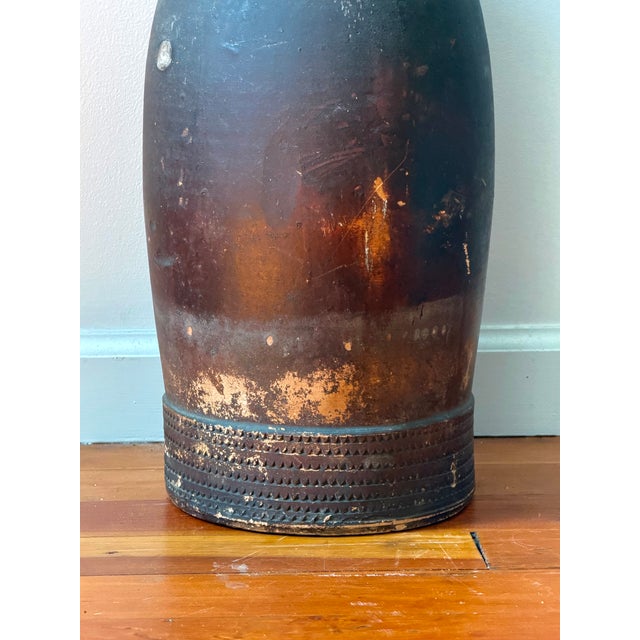 Large African Folk Art Earthenware Vessel | Early 20th Century For Sale - Image 4 of 15