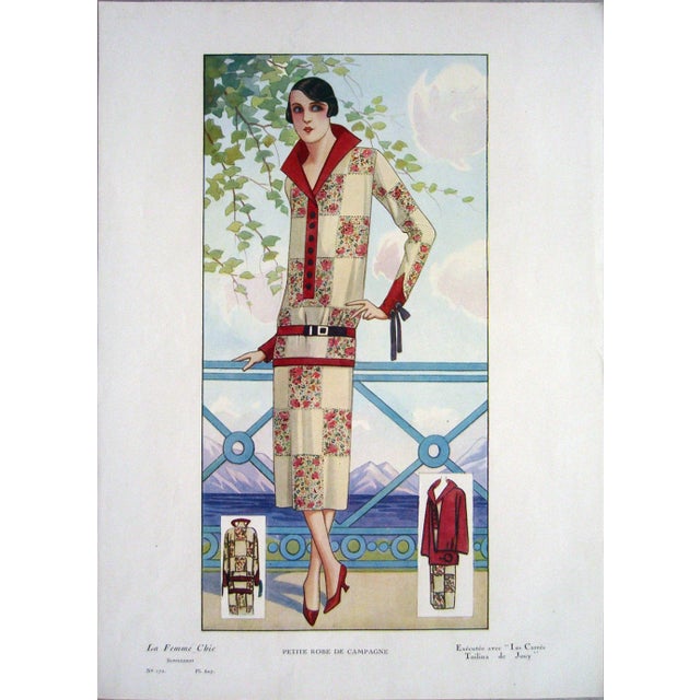 Art Deco 1920s Vintage Paris La Femme Chic 172, Print For Sale - Image 3 of 3