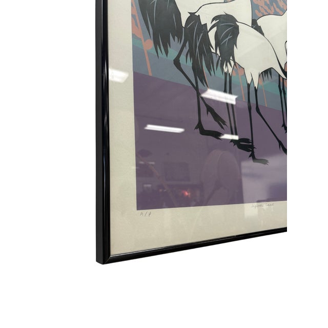 This captivating artwork, titled “Japanese Cranes,” is a signed Artist’s Proof (A/P) by celebrated illustrator and...