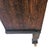 Antique Arts & Crafts Oak China Cabinet With Leaded Floral Glass, C. 1900 For Sale - Image 17 of 18