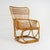 Rattan and Woven Cane Armchair, 1960s For Sale - Image 15 of 15
