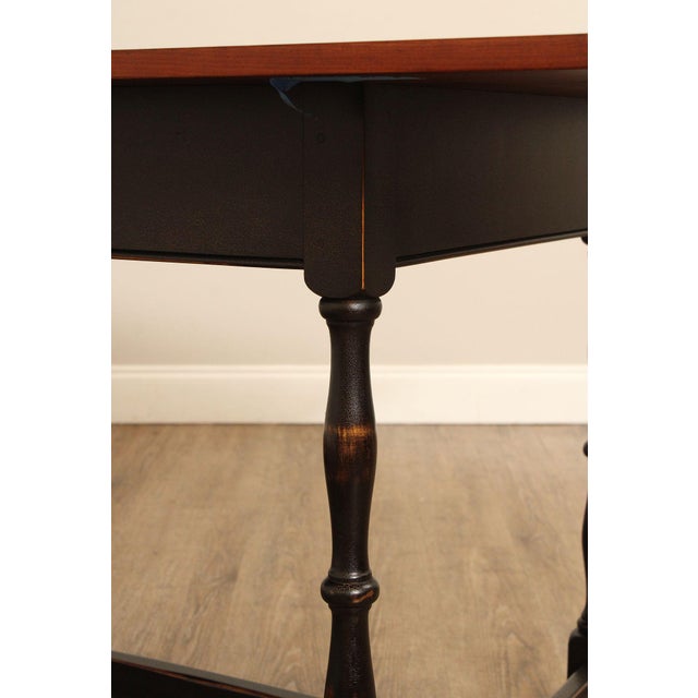 D.R. Dimes Farmhouse Style Cherry Top Dining Table For Sale - Image 12 of 12