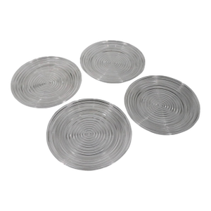 Mid 20th Century Manhattan Pattern Dinner Plates by Anchor Hocking- Set of 4