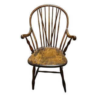 Antique Cherry Wood Windsor Chair - 19th Century For Sale
