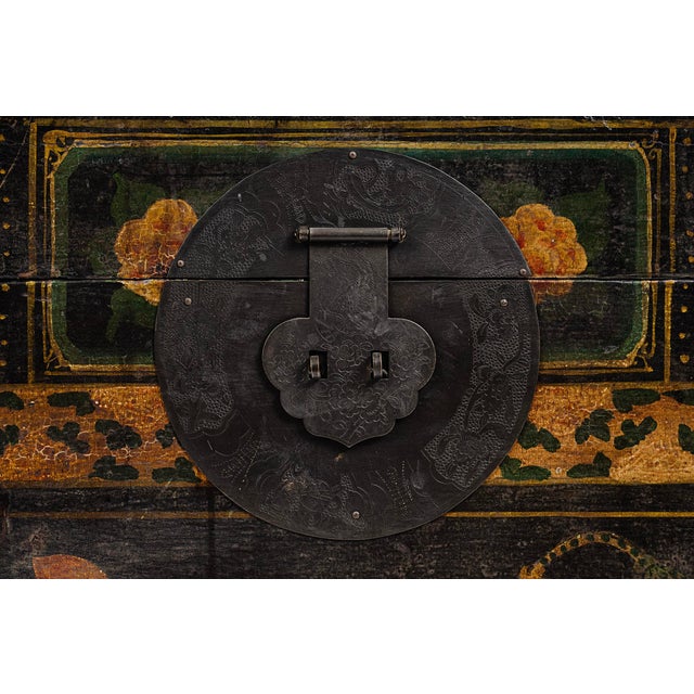 Antique Chinese Opera Trunk 1900 Late Qing Dynasty For Sale - Image 9 of 16