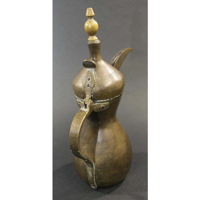 Middle Eastern Moorish Dallah Arabic Coffee Pot For Sale - Image 10 of 13