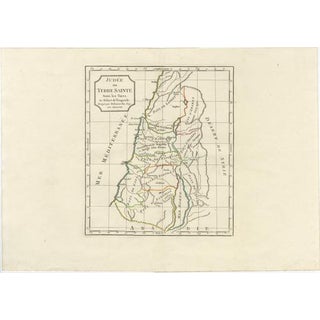 Judee Ou Terre Sainte Map of the Holy Land and Jerusalem, 1806 For Sale