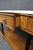 John Widdicomb Neoclassical Marble-Top Console Table With Ebonized Columns For Sale - Image 9 of 14