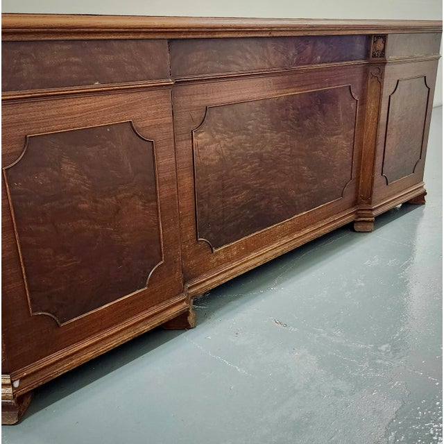 Late 19th Century Doten-Dunton Antique Executive Desk - 72” Mahogany For Sale In Los Angeles - Image 6 of 7