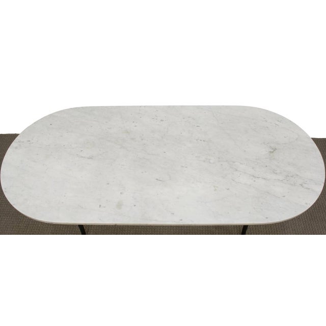 1950s 1950s Oval Bistro Table For Sale - Image 5 of 6