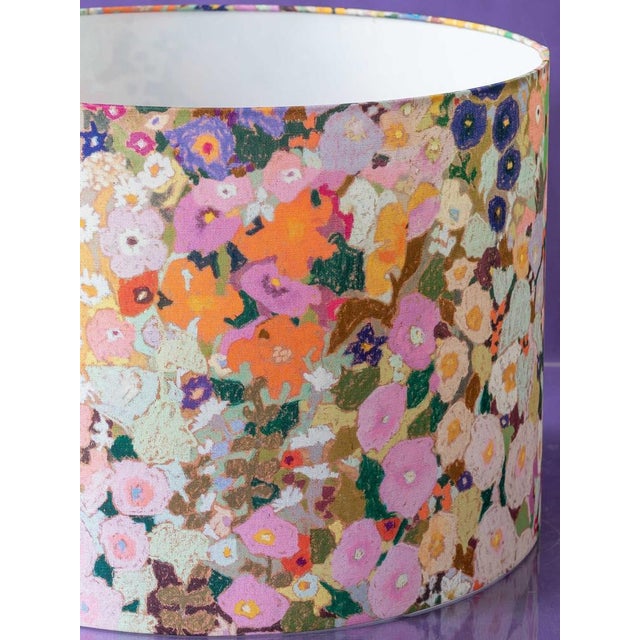 Maximalist Delft Table Lamp with New House of Hackney Floral Lampshade For Sale - Image 6 of 14